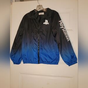 Boys H&M PlayStation Blue and Black Jacket Size 14